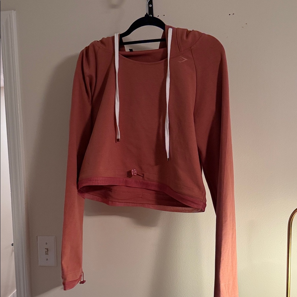 Gymshark Women's Whitney Simmons Rust Hoodie Size  Large NWOT